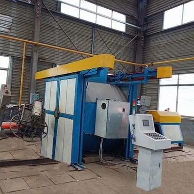 Beli Indirect Mold Cooling Rotary Molding Machine With Automatic Temperature Control pembuatan online
