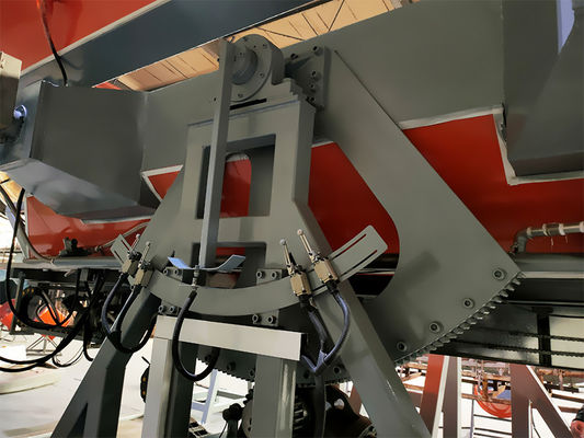 Beli PLC Controlled Hot Air Circulation Rock N Roll Rotational Moulding Machine pembuatan online