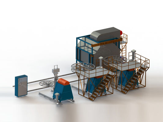 Beli Convection Oven Mobile Multi-Arm Rotational Molding Machine  Automatic Three-Arm Rotational Molding Machine pembuatan online