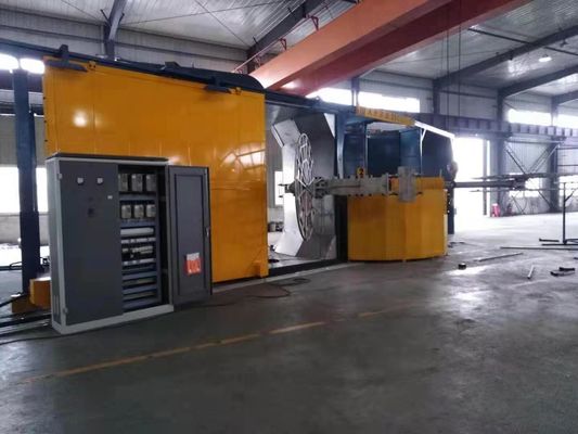 Beli Automatic PLC Controlled Rotational Molding Machine For Aluminum Mold Cooling pembuatan online