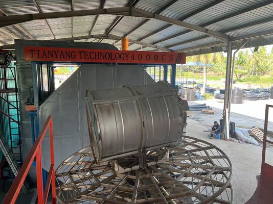 Beli Peralatan Rotary Rotomolding Produksi Produk Plastik Otomatis pembuatan online