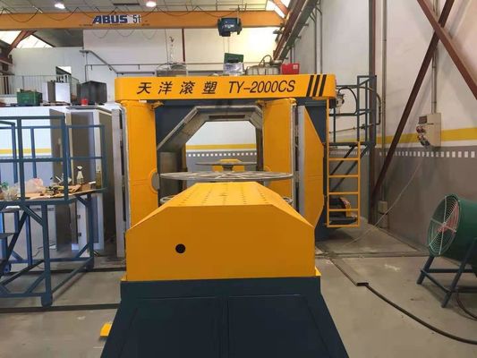 Beli Shuttle rotomolding machine Plastic Hollow Forming Machine Automatic rotational molding machine with variable-speed control pembuatan online