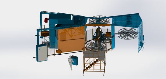 Beli Otomatis hemat energi tiga lengan oven rotational mesin cetakan pembuatan online