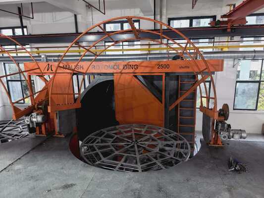 Beli Three-arm Oven Mobile Injection Roto Moulding Machine for High Capacity Production pembuatan online