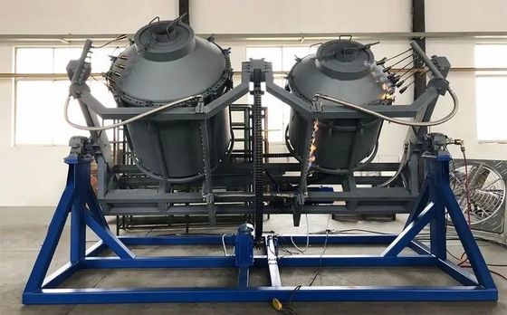 Peralatan Cetak Rotasi Pendingin Air Untuk Manufaktur Produk Plastik Berongga Besar