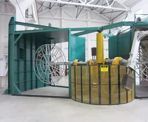 Aluminium / stainless steel Mold Material Rotary Moulding Machine Dengan Sistem Kontrol PLC